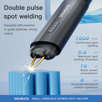 HU-10A Portable Handheld Spot Welder 18650 Battery DIY Welding Machine For 0.15–0.2mm Nickel Sheet Dual Pulse Auto Mode 