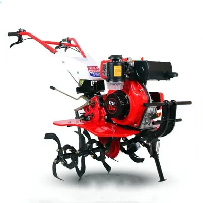 Cheap price small rotary cultivator soil plough multifunctional weeding machine garden micro cultivator traktor