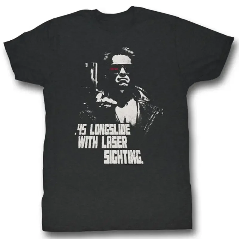 The Terminator 80's Movie 45 Longslide With Laser Sighting Men's T Shirt