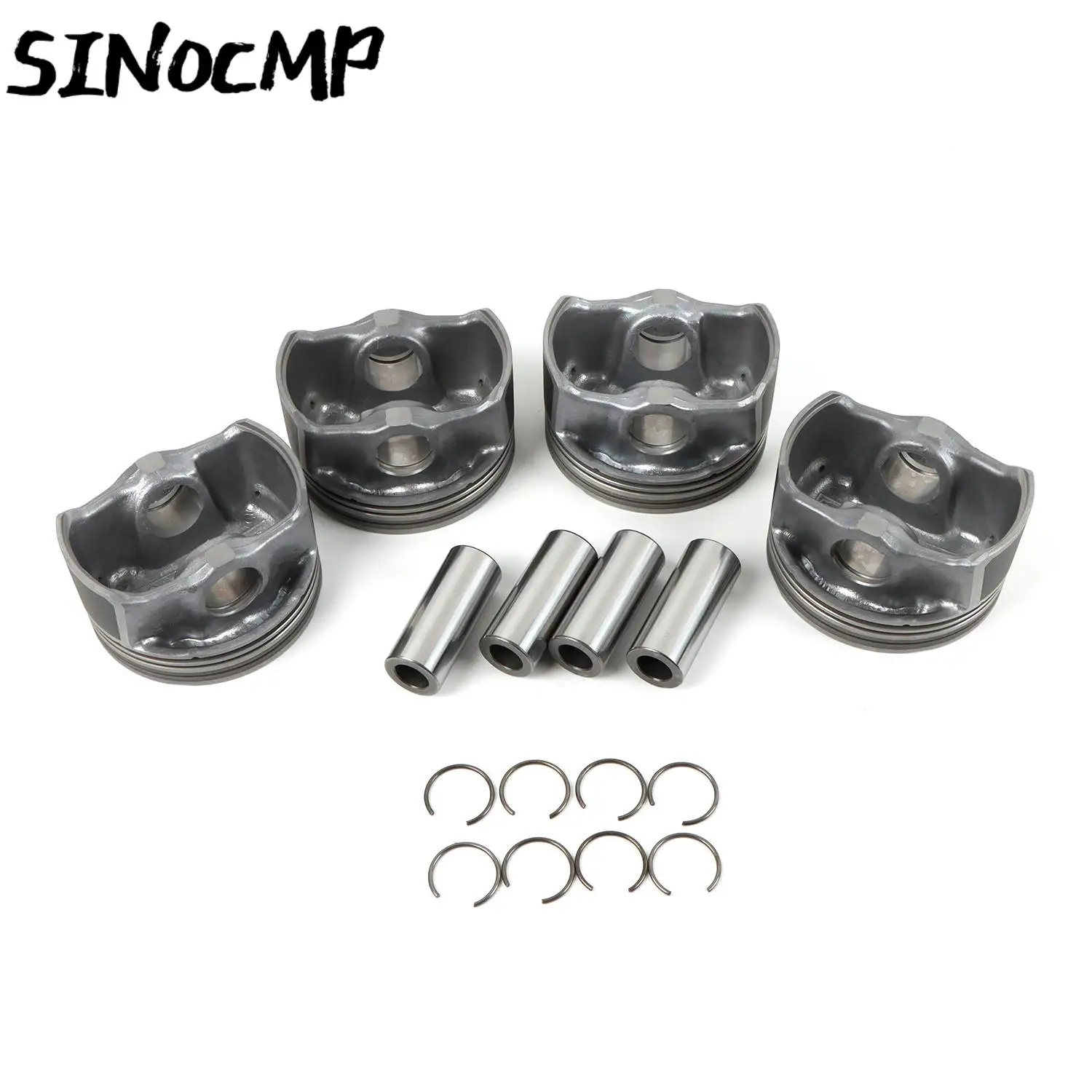 

4 Pcs Pistons Rings Set 23041-2E100 For Hyundai Kia 2012-2017 G4NB 1.8L 2011-2016 Hyundai Forte Elantra GT 1.8L Pistons Parts