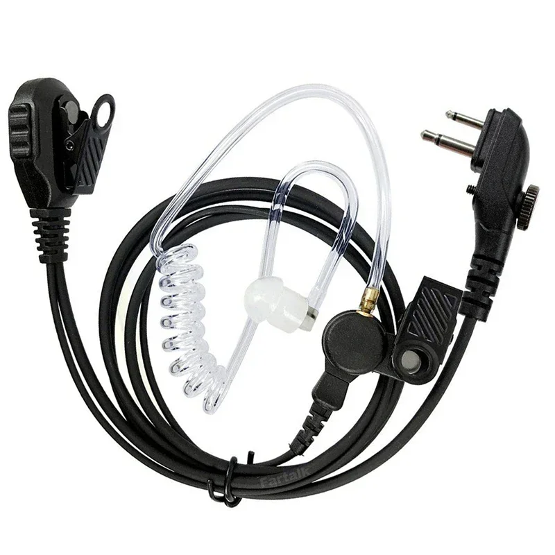 Air Tube VOX Earpiece Microphone PTT Mic Headset For HYT Hytera TC-500 TC-518 TC-580 TC-446S TC-600 TC-610 TC-620 TC-700 Radio