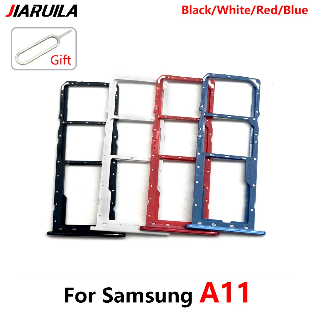 NEW Dual Card Replacement SIM Card Chip Slot Drawer SD Card Tray Holder Adapter For SAMSUNG A01 Core A02 A11 + Pin