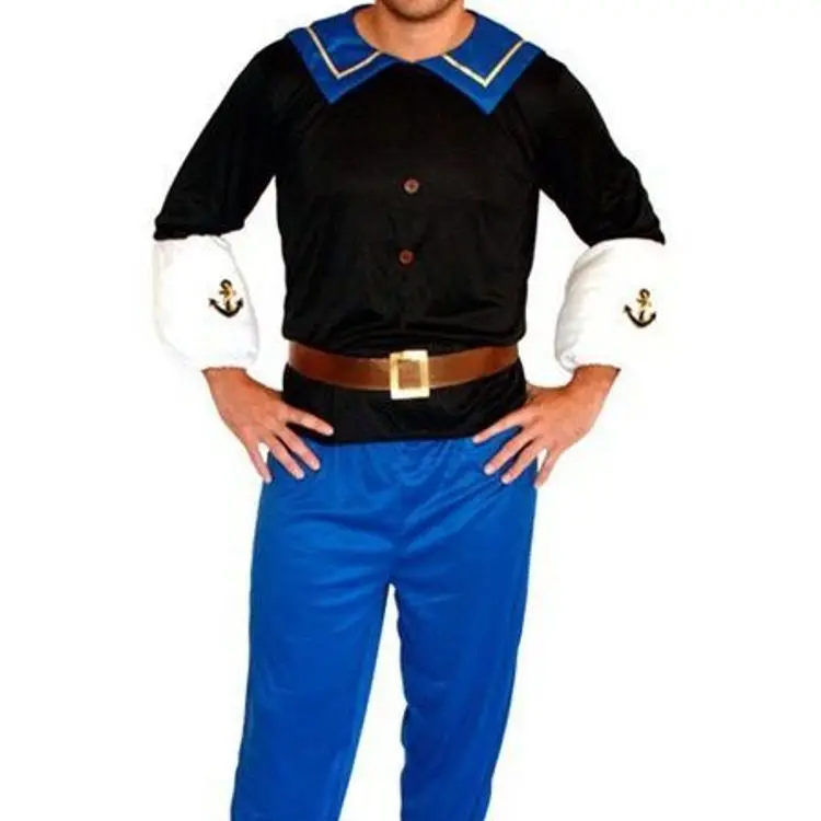 الكبار زي الهالوين التأثيري مرحلة طاقم الأداء البدلة رجل بحار قوي أداء زي M0032 الصينية التقليدية...