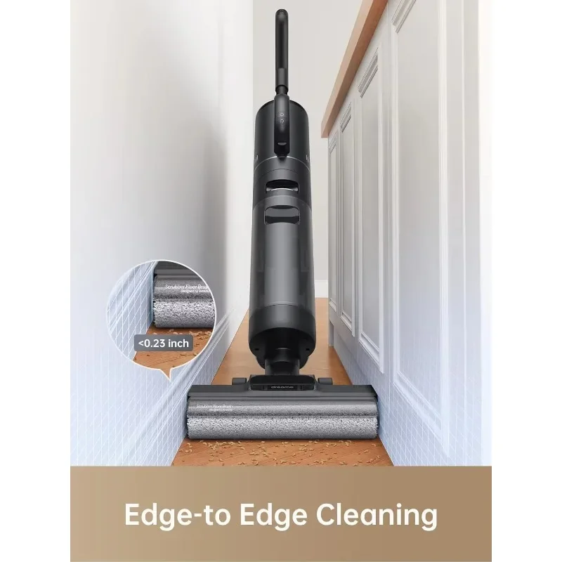 

【Best-selling】DREAME H12 4-in-1 Cordless Vacuum Cleaner Dual Smart Wet/Dry Floor/Mop Combo Self-Cleaning Hot Air Drying Multi-Su