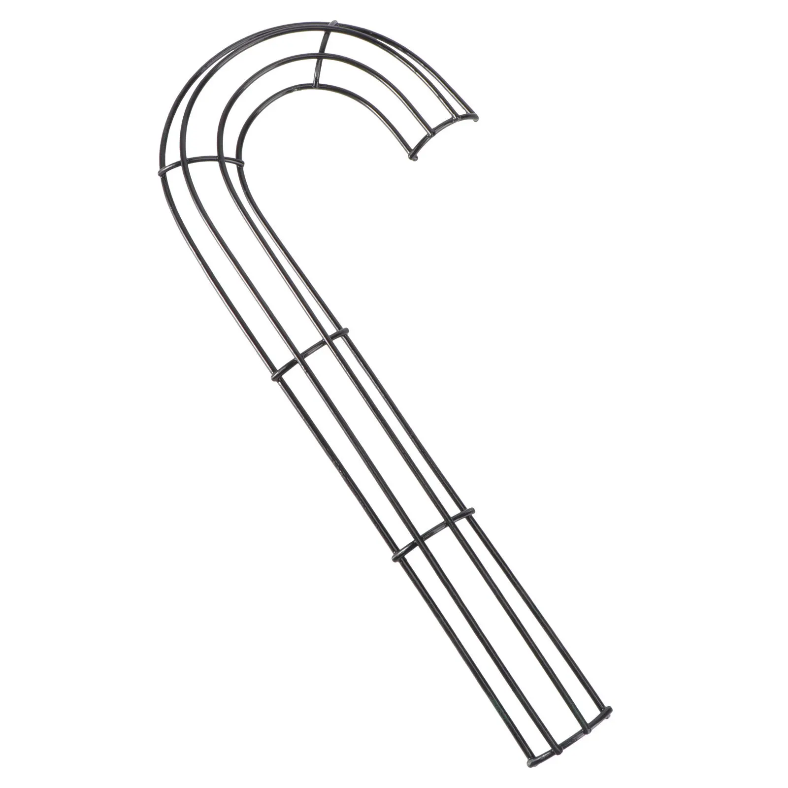 إكليل الحديد الإطار J شكل لتقوم بها بنفسك معلقة هوب لزينة عيد الميلاد زهرة جدار زخرفة المنزل عيد الميلاد حفلة قصب الحلوى نمط الحرف المعدنية