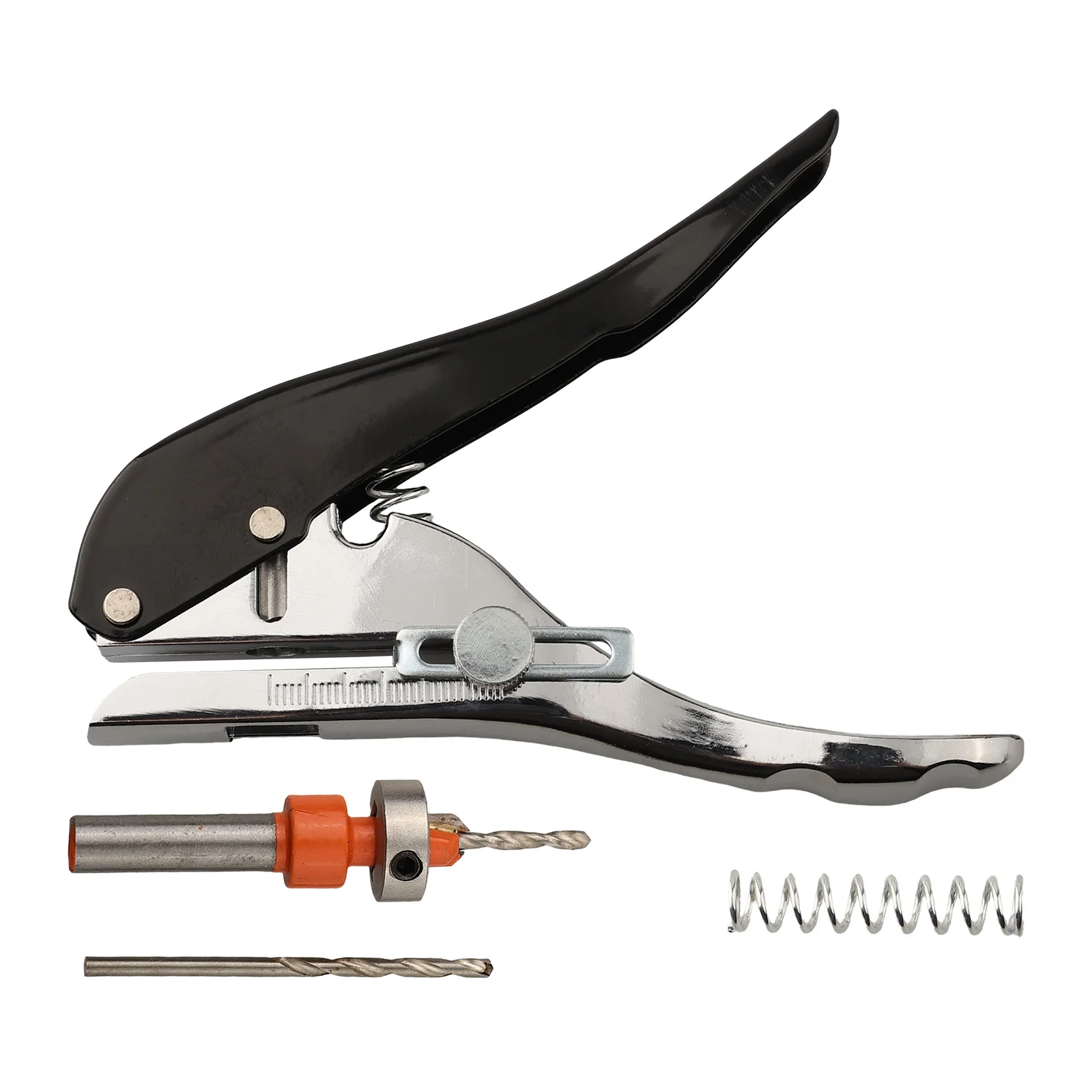 مجموعة ثقب المثقاب والغاطسة للبطاقات والأفلام والورق المطلي لضبطات العمق الدقيقة حتى 25 مم #4