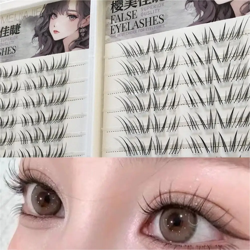 Glue-free False Eyelashes Book Natural Look Large-capacity Reusable Soft Lightweight Upper Eyelash For Daily Makeup