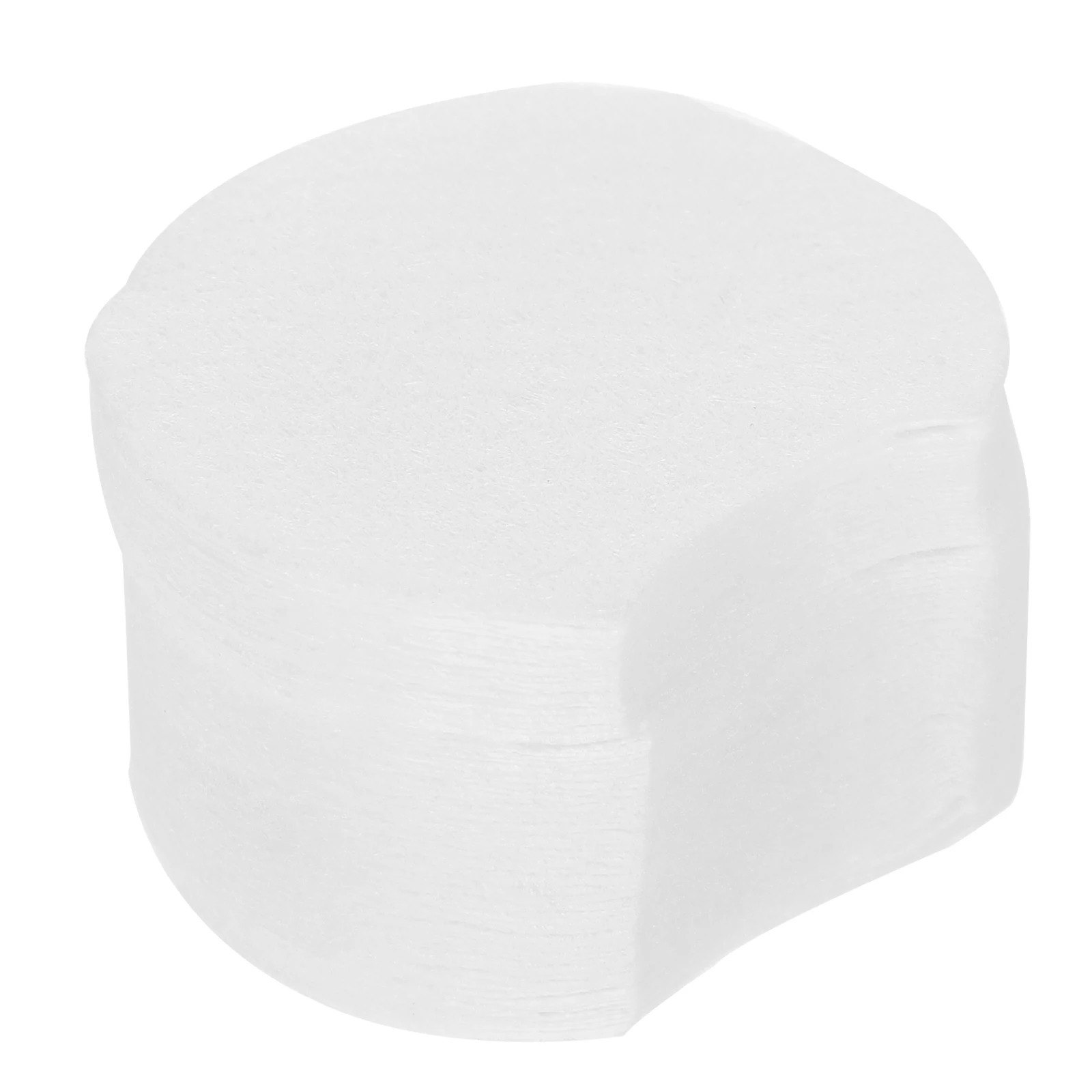 600 個半円形メイク落とし小型軽量洗顔パッド旅行用多用途クリーニングツール使い捨て