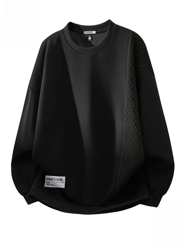 

Мужской свитшот PaulFrank свободного кроя с длинными рукавами и круглым вырезом, удобный, из смесового хлопка, повседневный, осенняя новинка