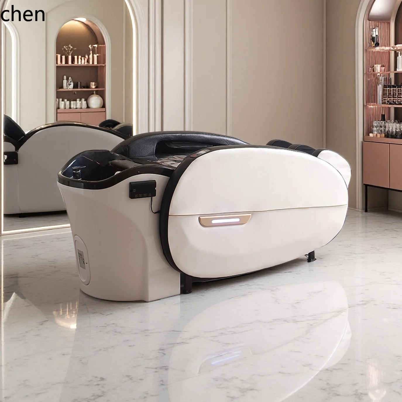 HXL intelligent fully automatic integrated special electric hair salon flush head treatment fumigation water circulation