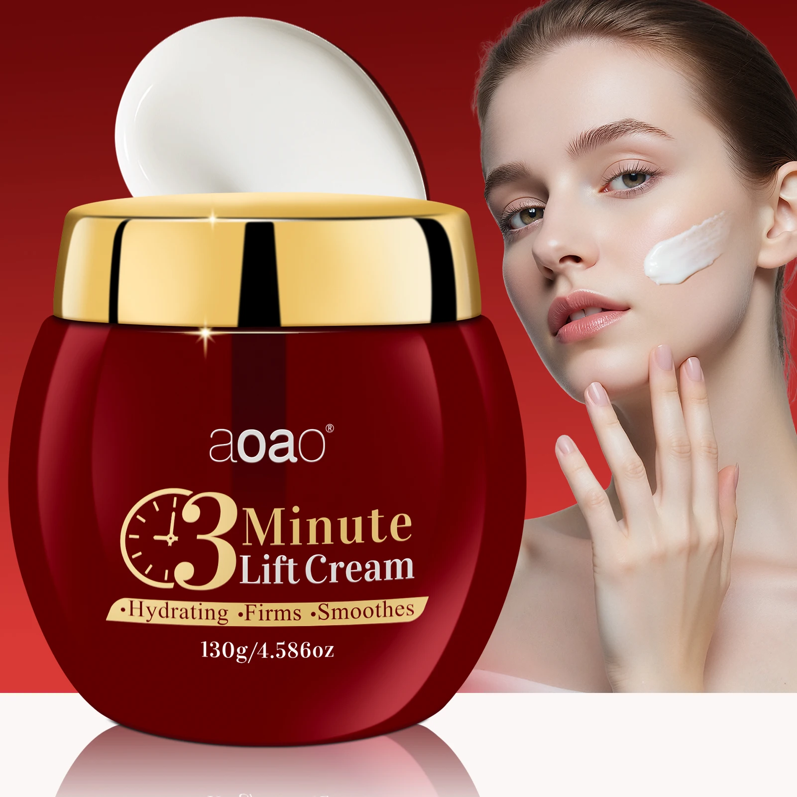 Crema Facial Multiefectos de 3 Minutos con Colágeno y Ácido Hialurónico: Nutritiva, Reafirmante, Hidratación Profunda y Antiarrugas.