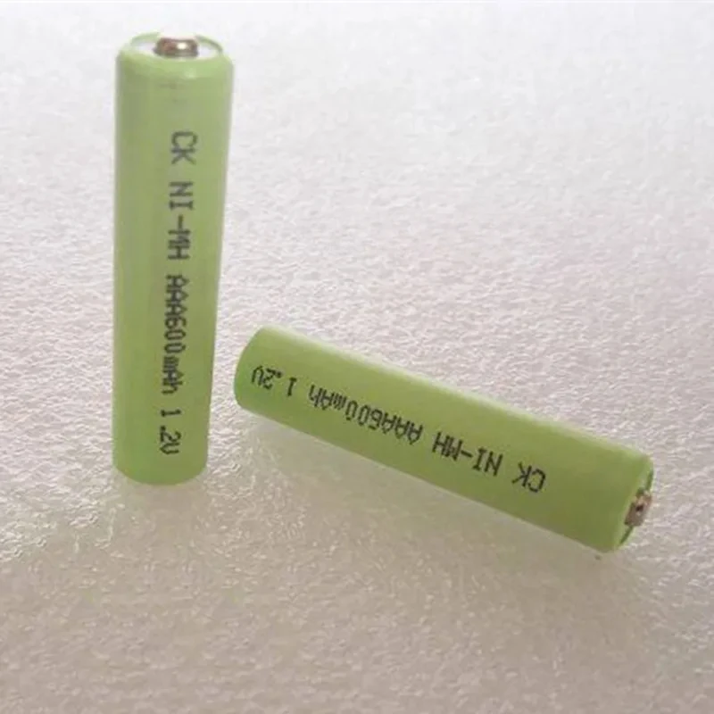 2pcs/lot AAA 1.2v Remote Control Toy Parts Nickel Hydrogen Rechargeable Battery