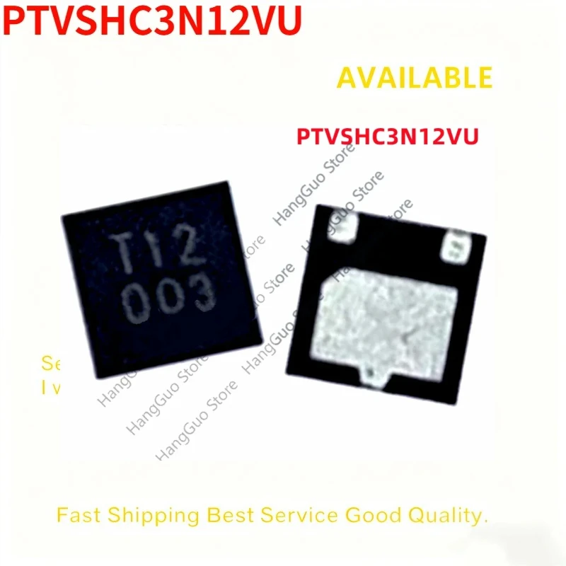 50pcs/Lot Brand new and original  PTVSHC3N12VU mark T12 003 DFN2X2-3L ESD anti-static Diode Best in Quality
