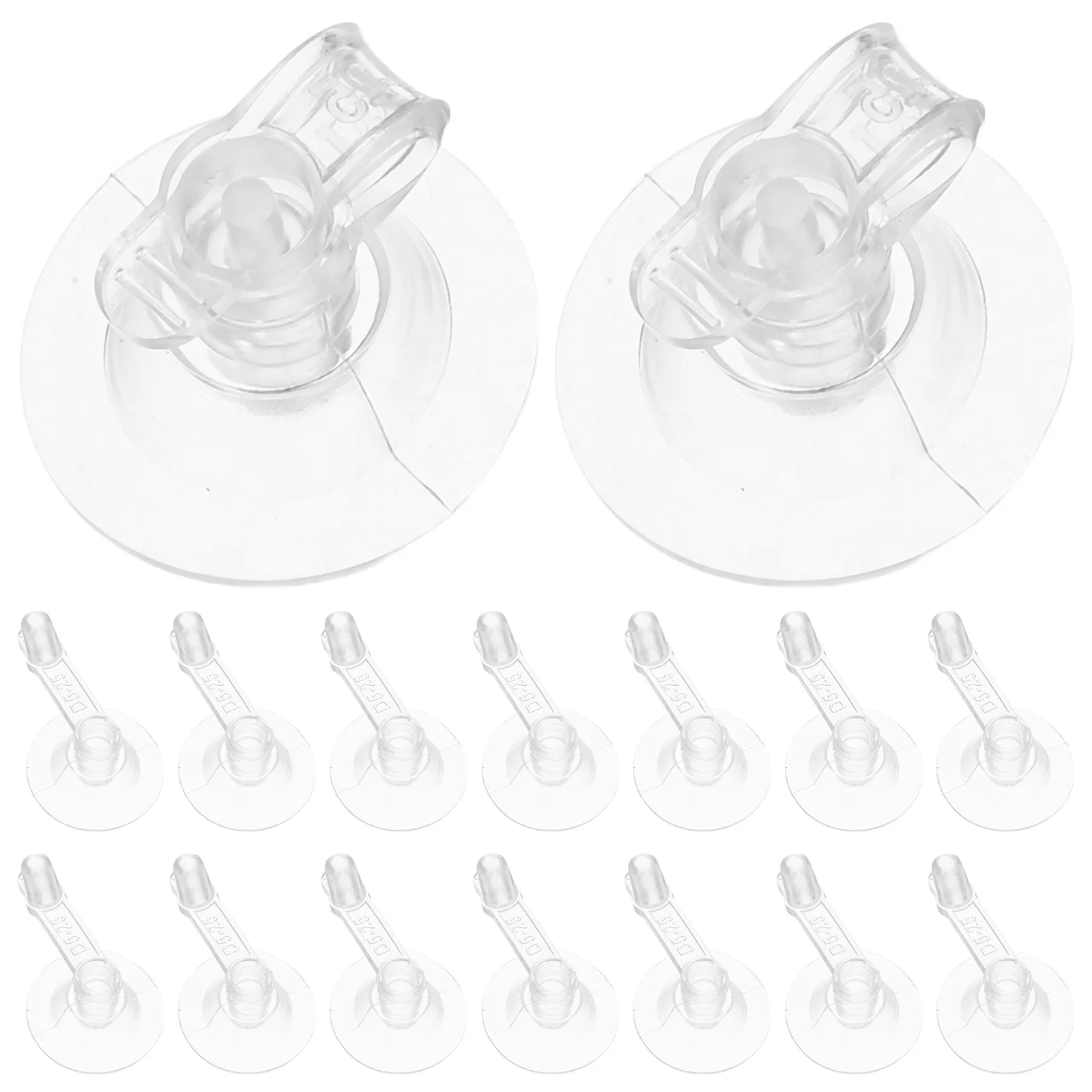 50Pcs Air Inflator Nozzles Plastic Pump Nozzle Head Replacement Nozzles for Foot Pump Swimming Ring Pillow Air Tank Drain Valve