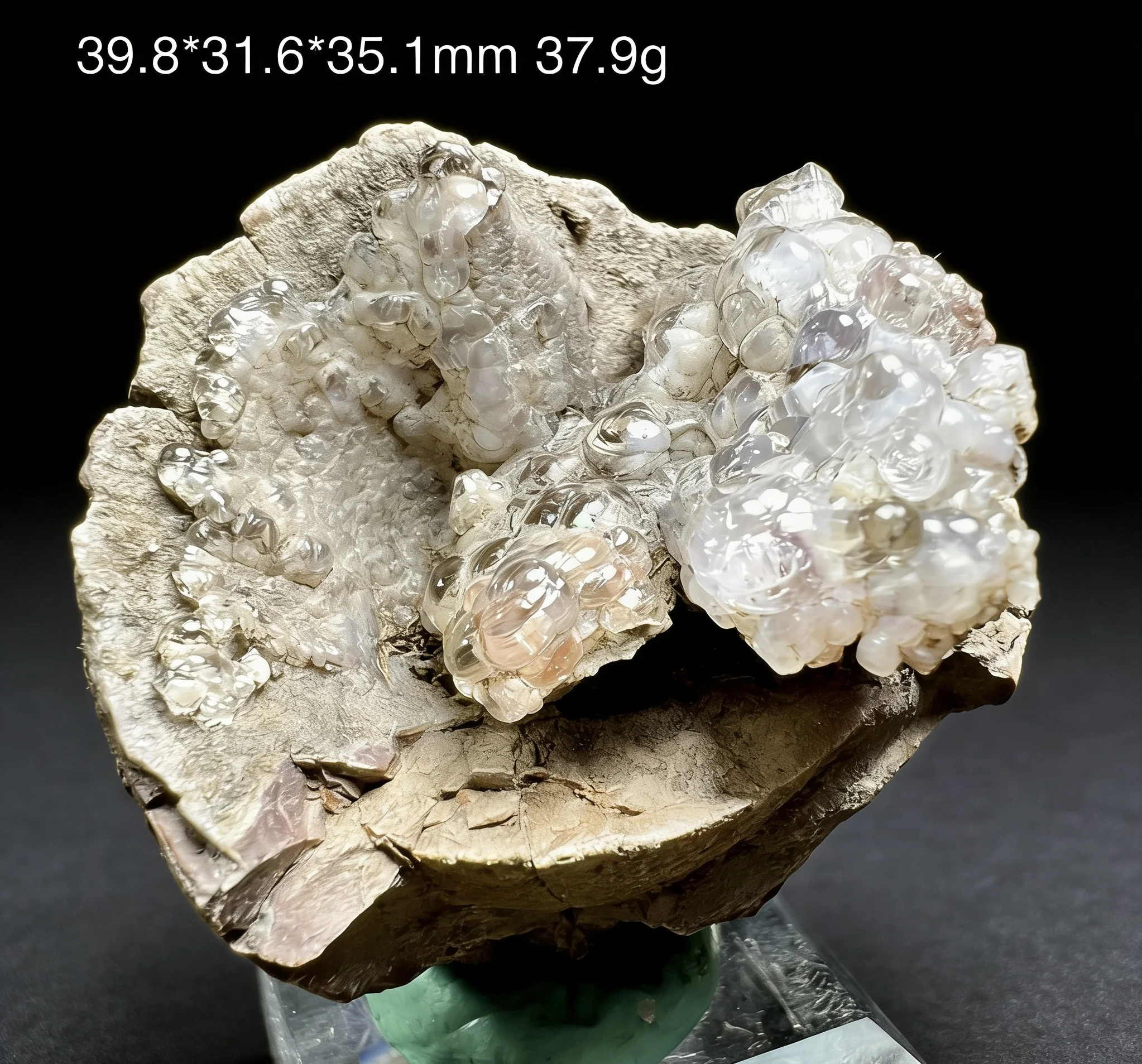 

Natural mineral Mexican jade drip stone crystal specimen, raw stone, collection stone, decorative stone, science popularization