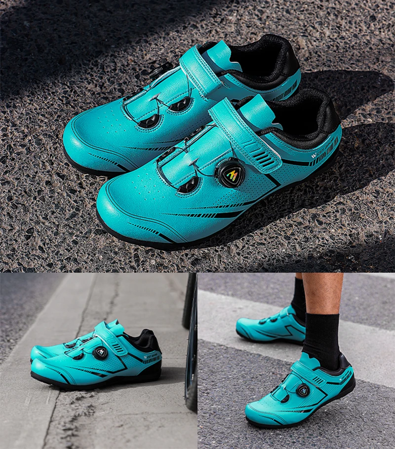 WEST BIKING Fahrradschuhe für Herren und Damen, mit Schnellwechselmechanismus, ohne Schnellspanner, für Rennräder, atmungsaktive Turnschuhe, Outdoor-Sportschuhe. – Detail 23
