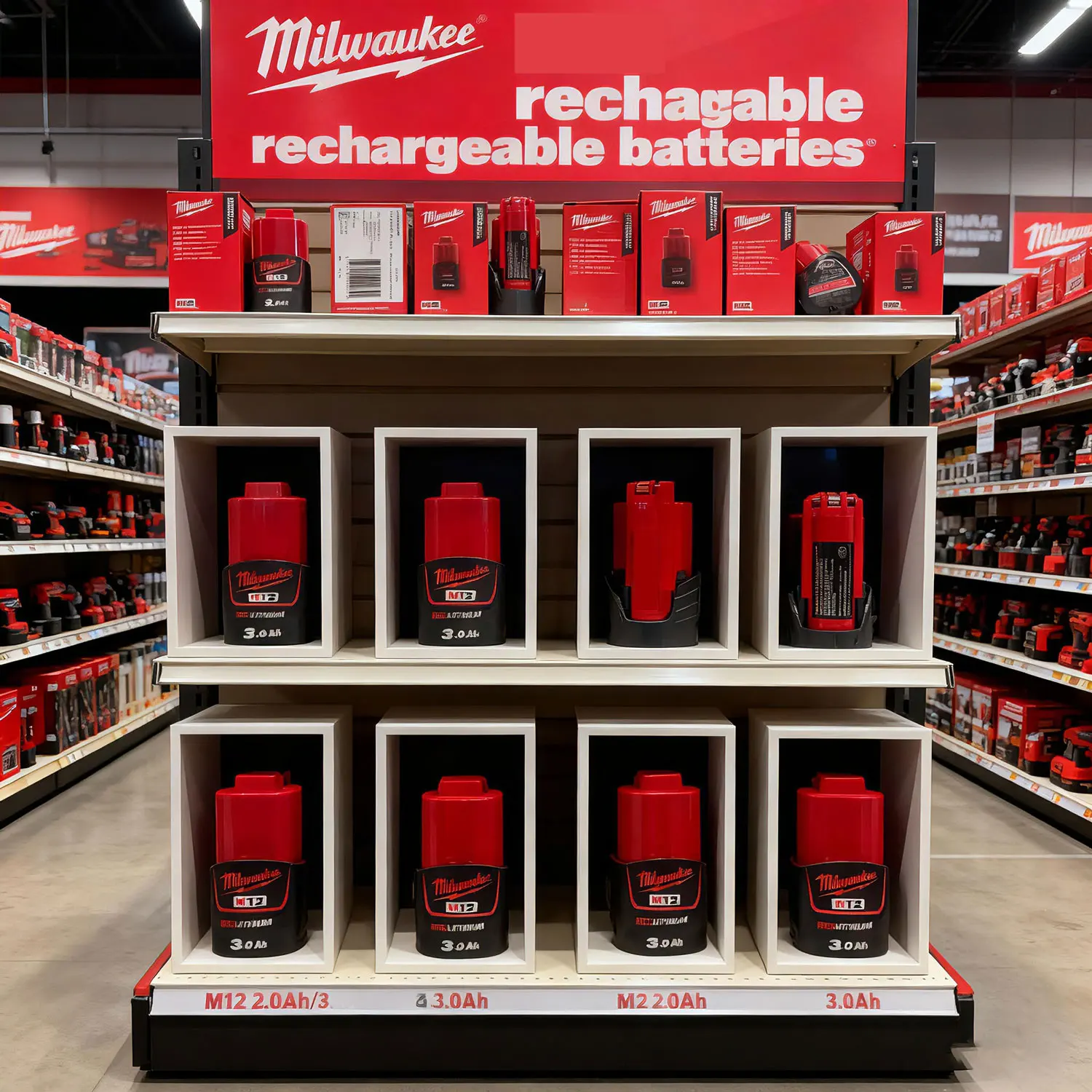 Original milwaukee rechargeable battery 18mb648-11-241148-11-2401mil-12a-lim1248-11-186012v2ah/3ah5a