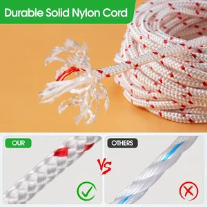 حبل بدء تشغيل LUSQI-Recoil ، 10 م × 3 مم ، حبل سحب ، لجزازة العشب بالبنزين ، أجزاء المحرك ، 0 ، 1 ، 2 ، 3 أفضل 10 قطع غيار جزازة العشب للمبيعات - رقم 4