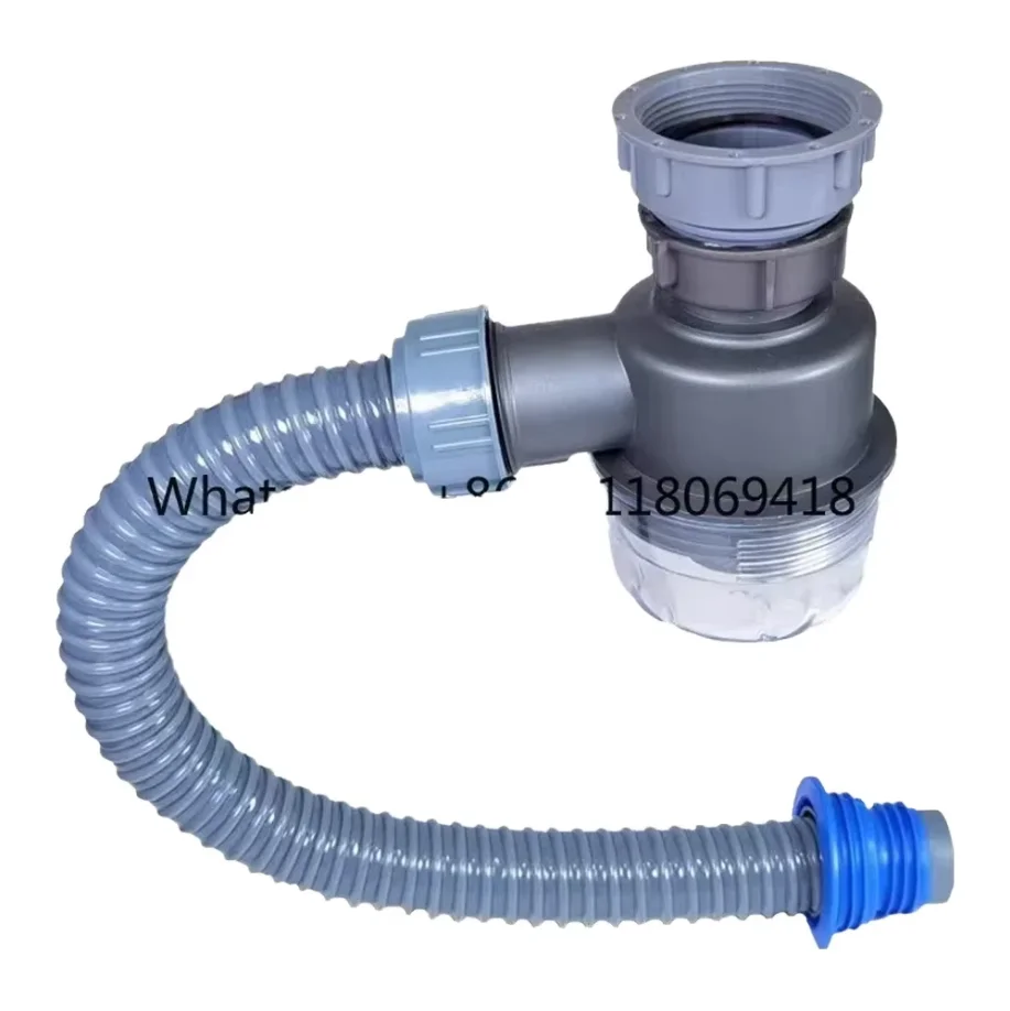 Transparent Deodorant Kitchen Sink Sewer Hose 45/56/58 Thread Removable Drain Pipe