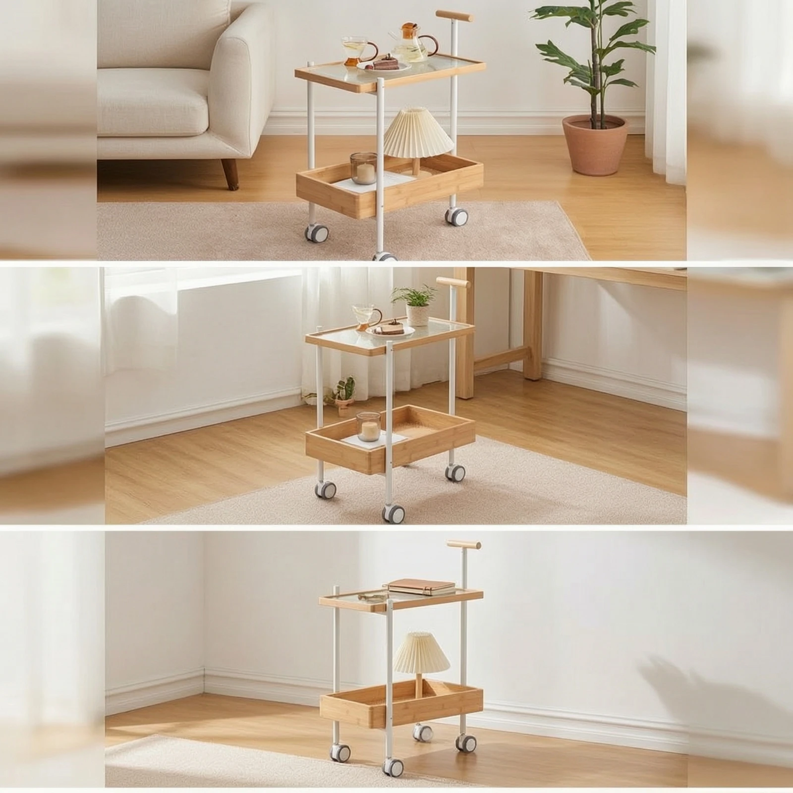 rolling-side-cart-with-handle-compact-2-tier-rolling-cart-mobile-end-table-minimalist-furniture-portable-for-small-areas