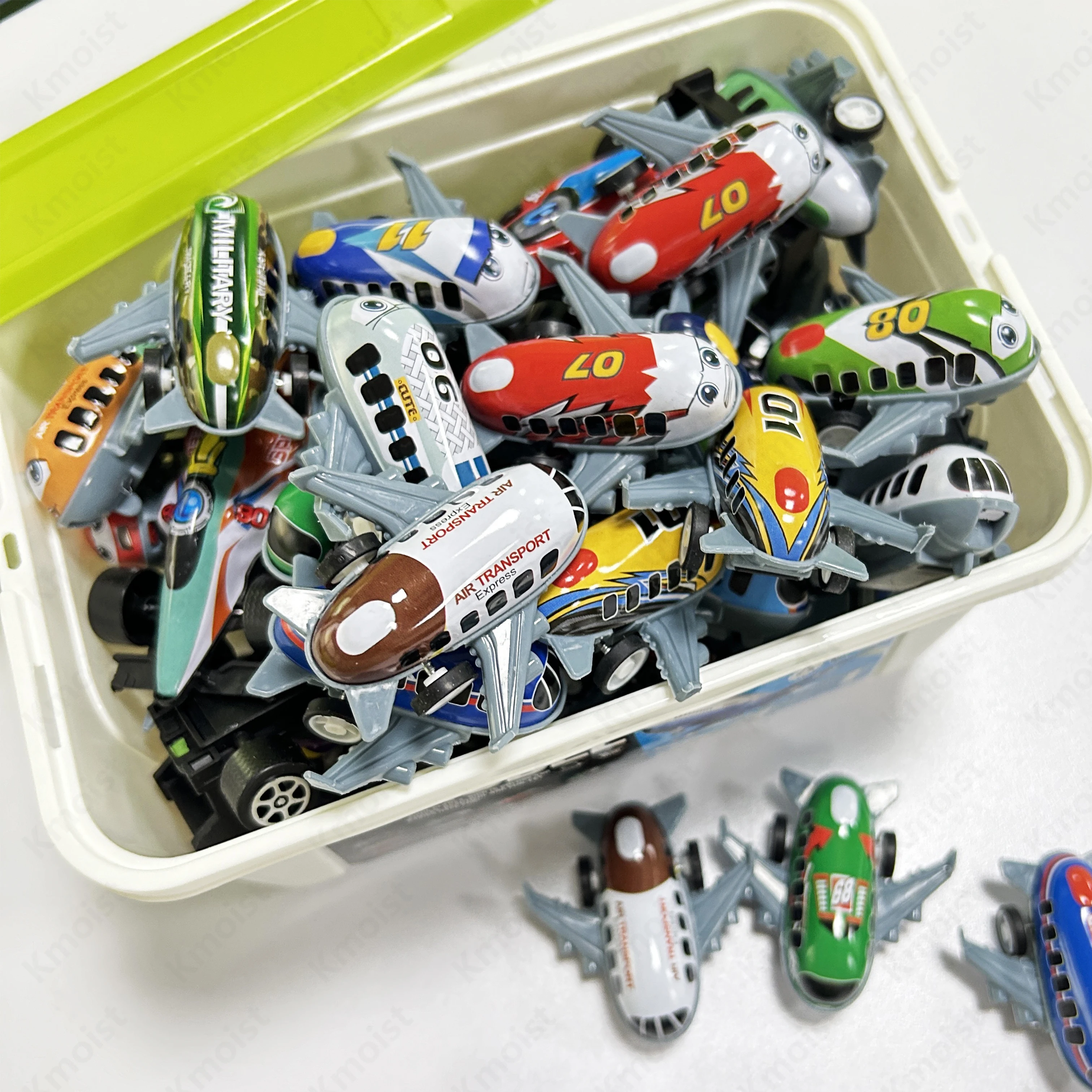 Storage Box Toys Pull Back Plane Racing Car Model Set 12/20/50Pcs Models Cars Sliding Inertia Vehicle Children Toys for Boys