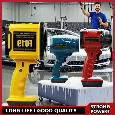 18V Battery Electric Turbo Blowers 33000RPM Brushless Air Blower Handheld Violent Fan Air Duster Car Dryer Power Tool