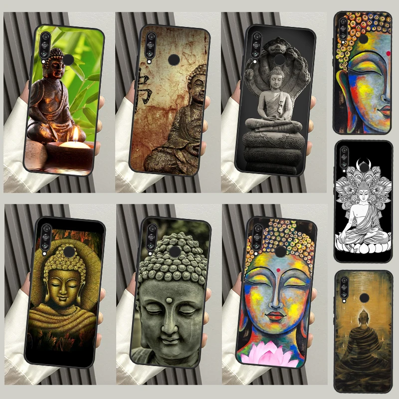 Gautama Buddha Funda For Huawei P40 P20 P30 Lite P50 Mate 50 Pro P Smart 2019 Honor 70 50 X8 X9 X9a Case