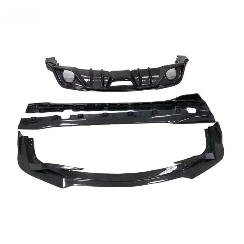 High Quality Carbon Fiber Full Body Kit Fit for 2015+ Front Lip Side Skirts Rear Diffuser Spoiler Modification Parts