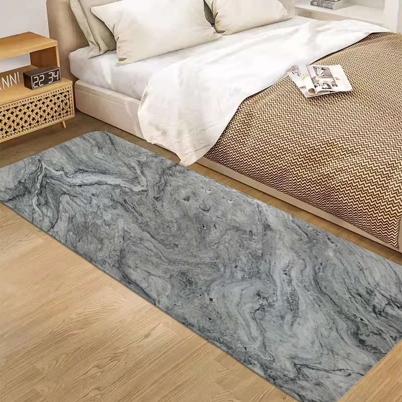 Custom Game Room Rugs S-Marble Textures Decoration Non-slip Mat Carpet for Bed Room Rug Bathroom Rug House Entrance Mat Rug