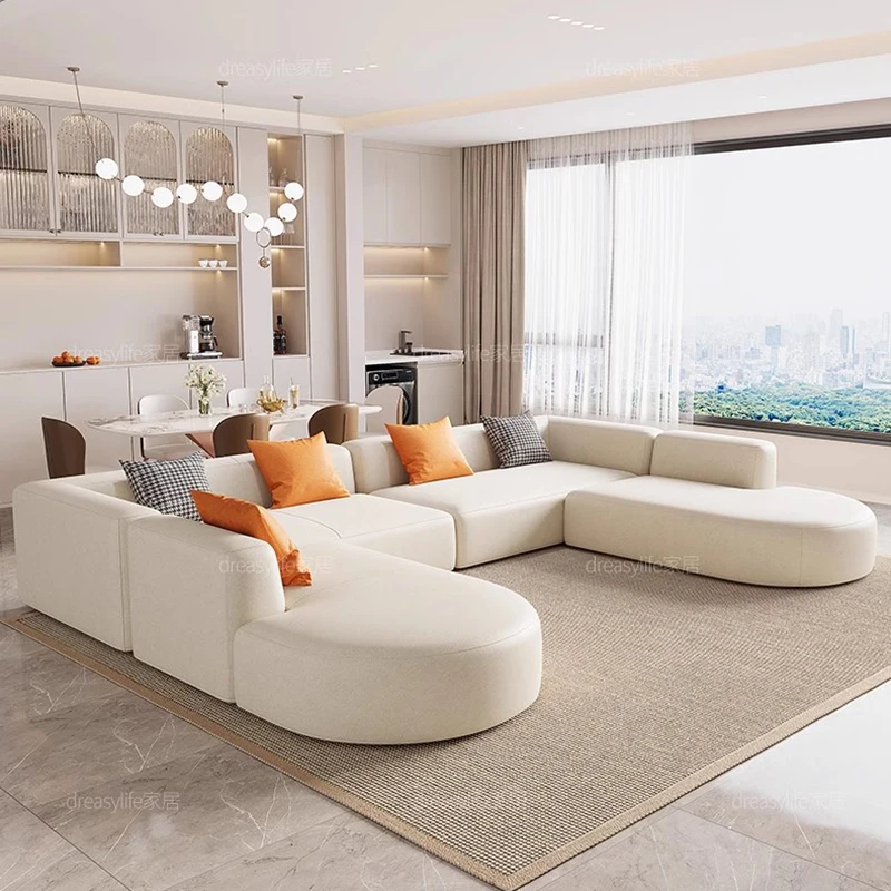 

Minimalist Recliner Living Room Sofas, Accent Modern Luxury Floor, Sofas Decor Relaxing Garden, Filling Muebles Home Furniture