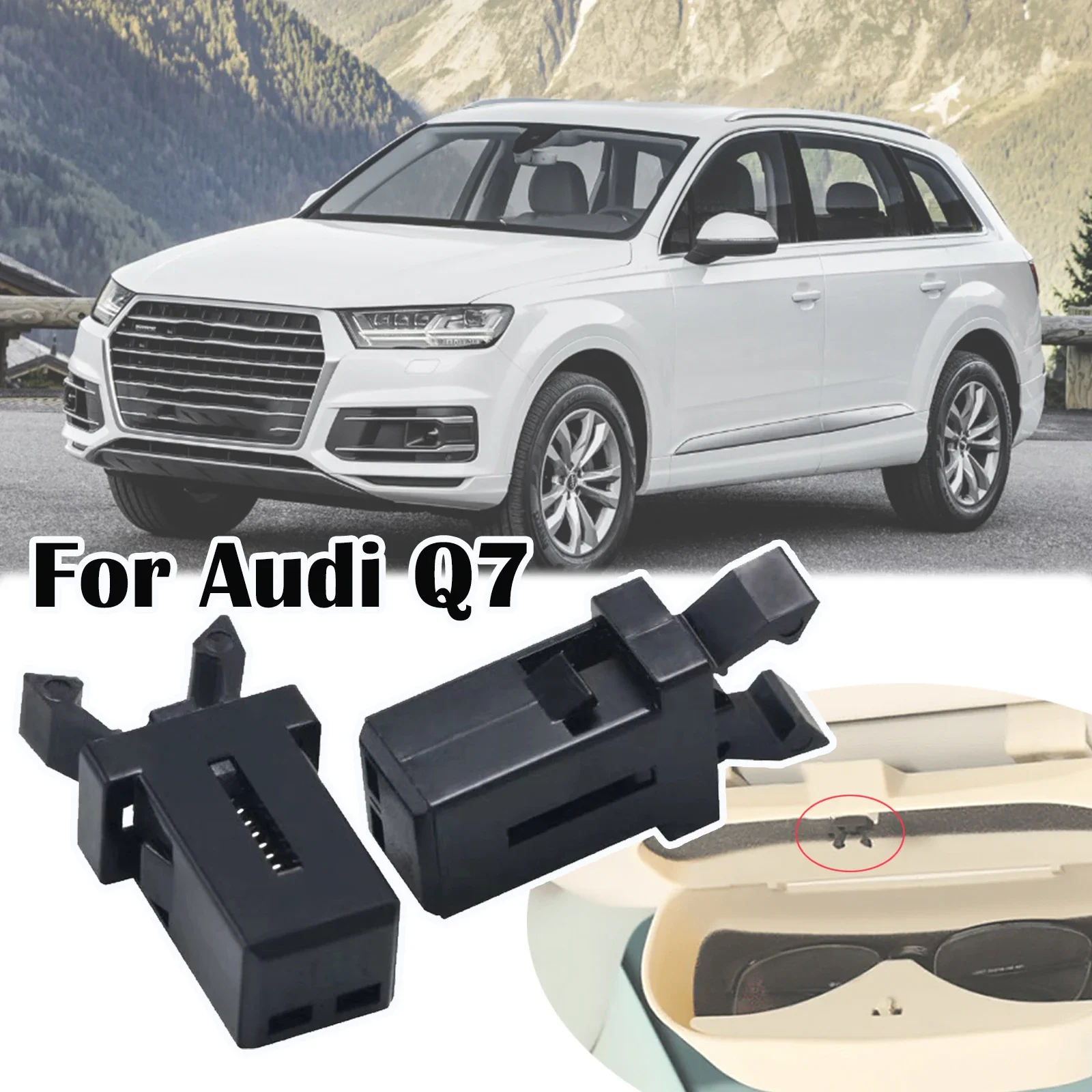 1 /2/5 pcs Trash Can Plastic Lock Self-Locking Switch Replacement Catch Compatible Touch Lid Latch Repair Clip For Audi Q7 A3 A5