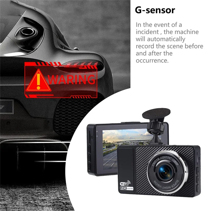 【B74A】2K Wifi Dash … - image