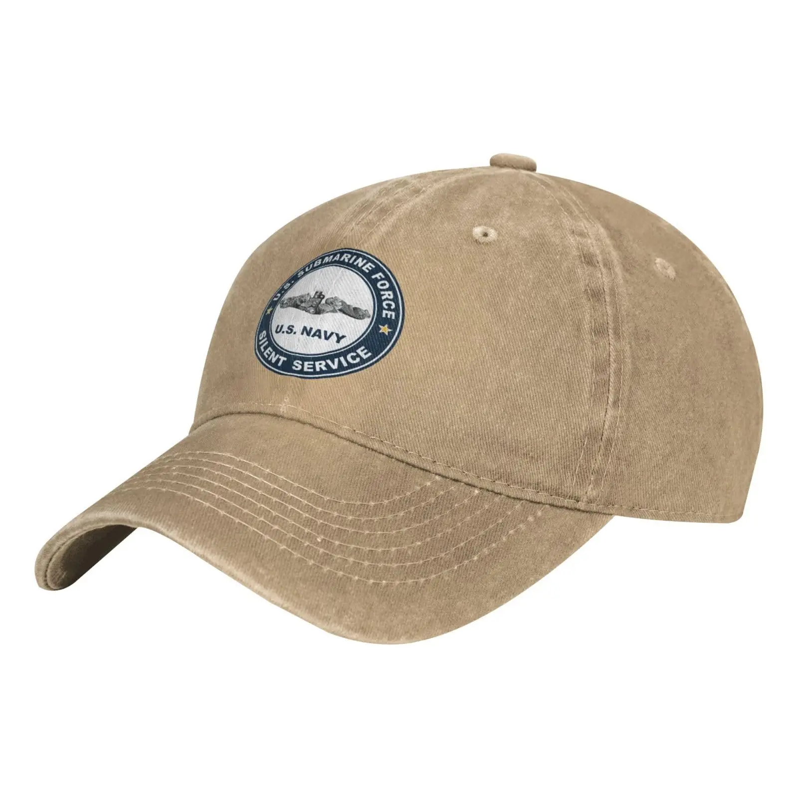 

Us Submarine Force Silent Service Gold Dolphins Unisex Adjustable for Hat Baseball Cap Casquette