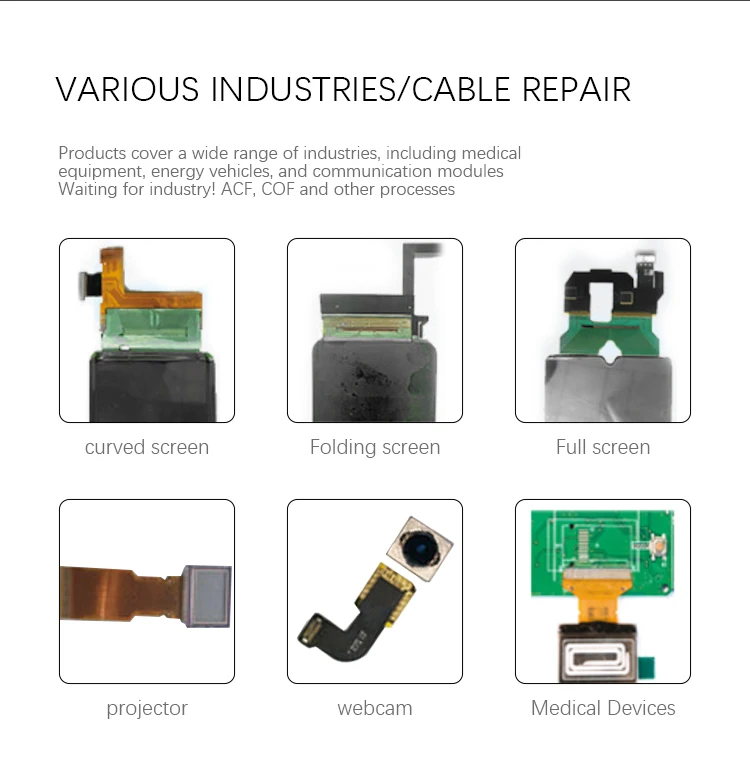 TBK-502 COF Bonding Machine LCD Touch Flex Change Repair Machine For ACF Screen Edge/Fold Screen Webcam /Pro juector Repair