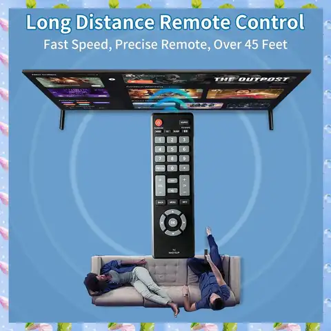 Smartwave-Control remoto de TV universal para Sanyo LCD LED HDTV, compatible con varios modelos que incluyen NH315UP, Rem de TV universal