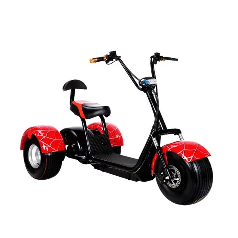 STROVAN Professional Wholesale Max Speed 45km/h 1000w/1500w/2000w 60v3 Wheel ATV Fat Tire Three Wheel Scooter Citycoco Made