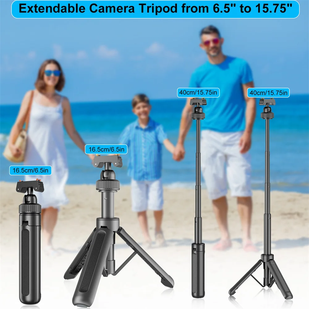 Magnetic Quick-Release Tripod for Insta360 ACE PRO/ACE/X4/X5 Telescopic Selfie Stick 5-Section 360 BallHead Action Camera Tripod