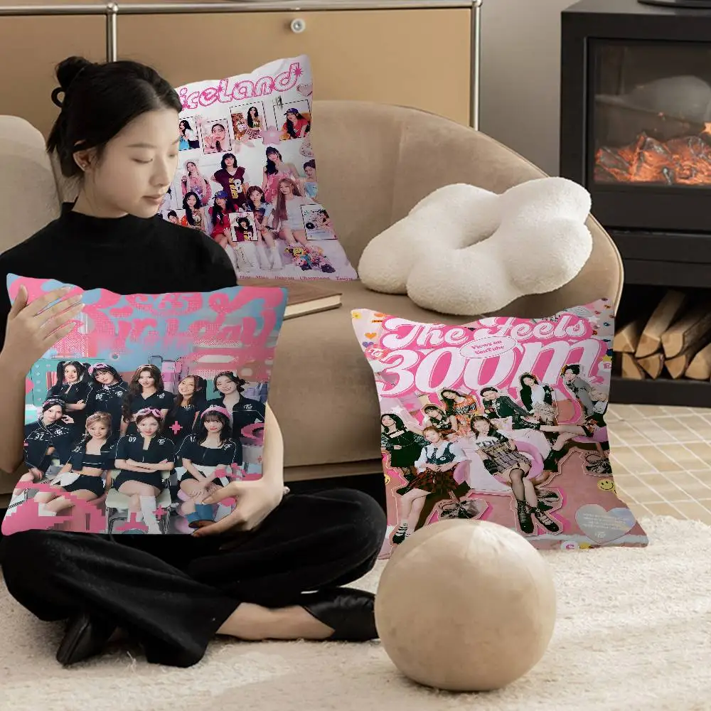 

Music Kpop Band T-Twice Personalized Pillow Cover Kids Bedroom Wild Party Decor Pillowcase kid Birthday shower Gift