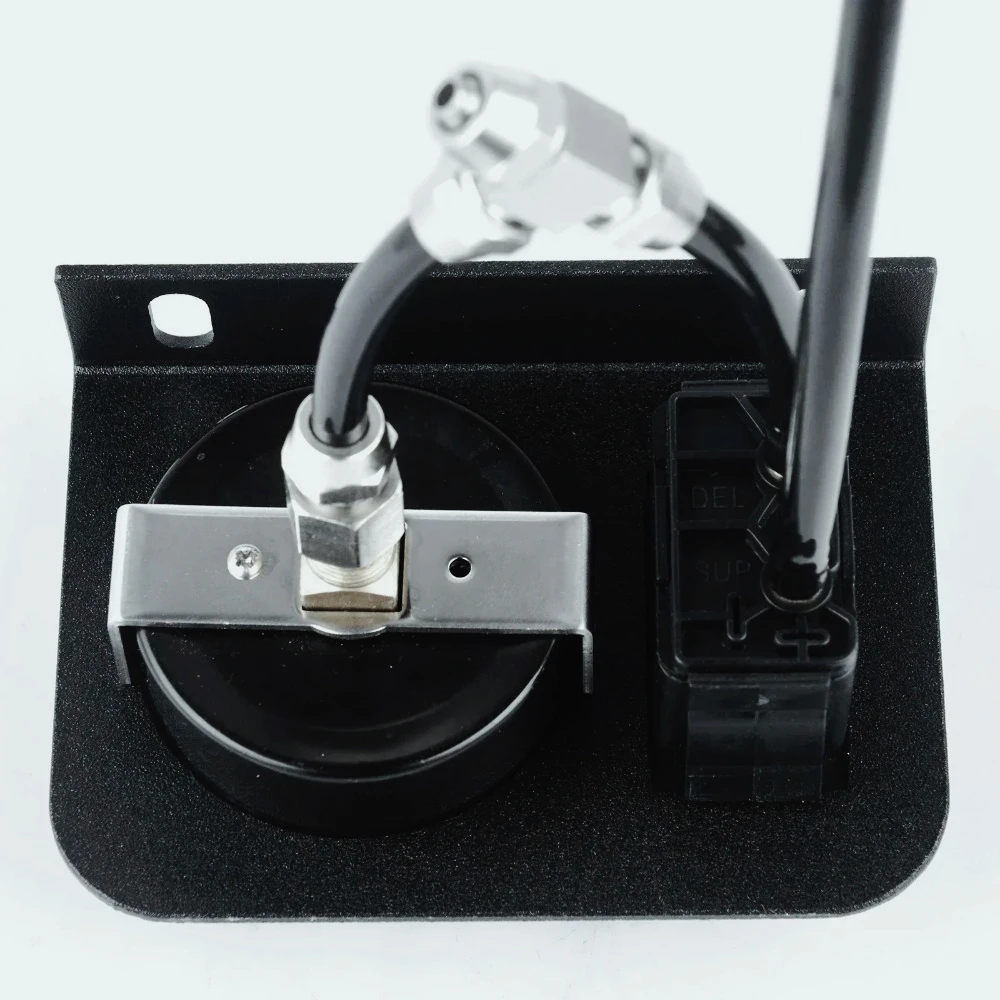 ZF-J1 Air Control Switch Manual Paddle Valve with 180 PSI Gauge for Truck Seat & Air Suspension