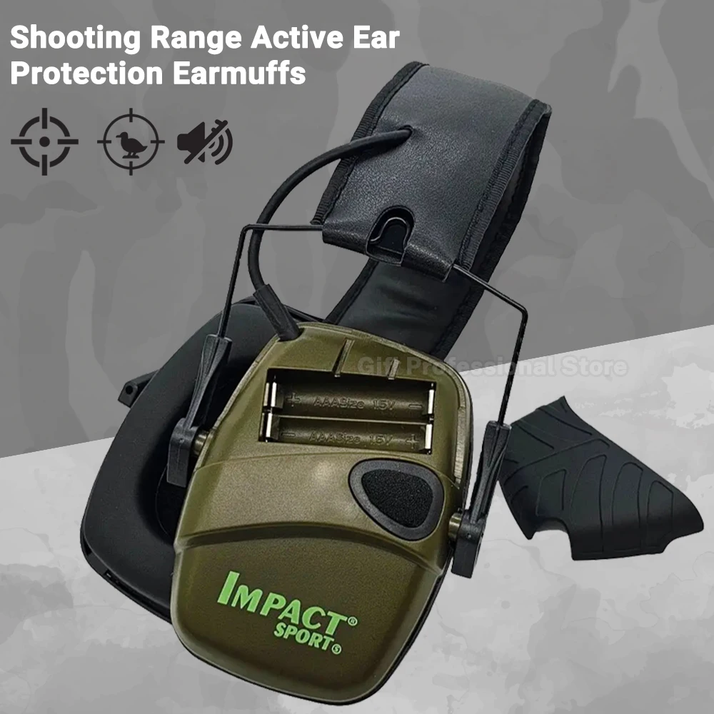 

Tactical Electronic Shooting Earmuff Outdoor Sports Antinoise Headset Impact Sound Amplification Hearing Hunting Ear