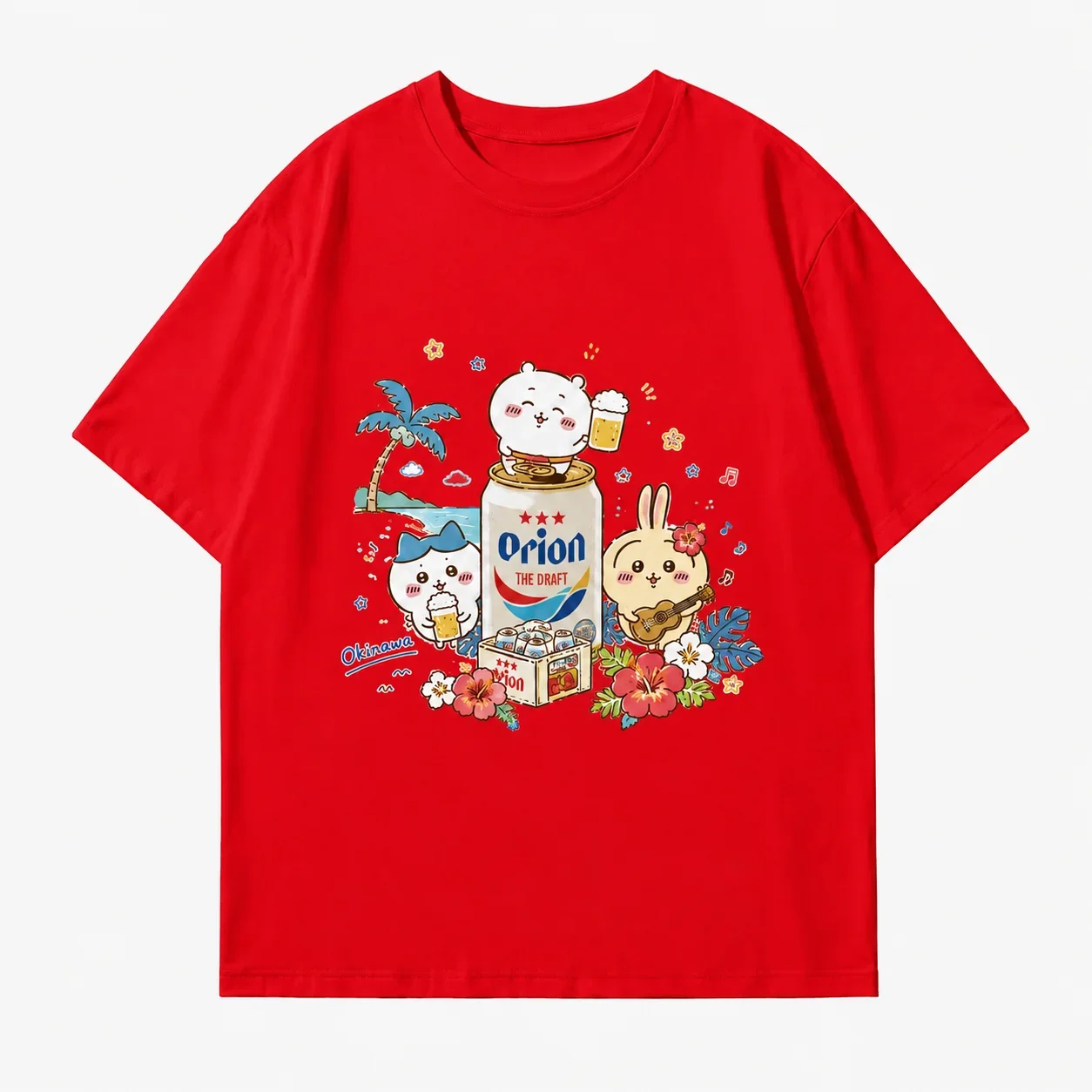 CHIIKAWA Sommer Eltern-Kind Reines Baumwoll-T-Shirt Bequem Atmungsaktiv Hochwertig Ins Y2k Herren T-Shirts Kleidung für Männer – Detail 6