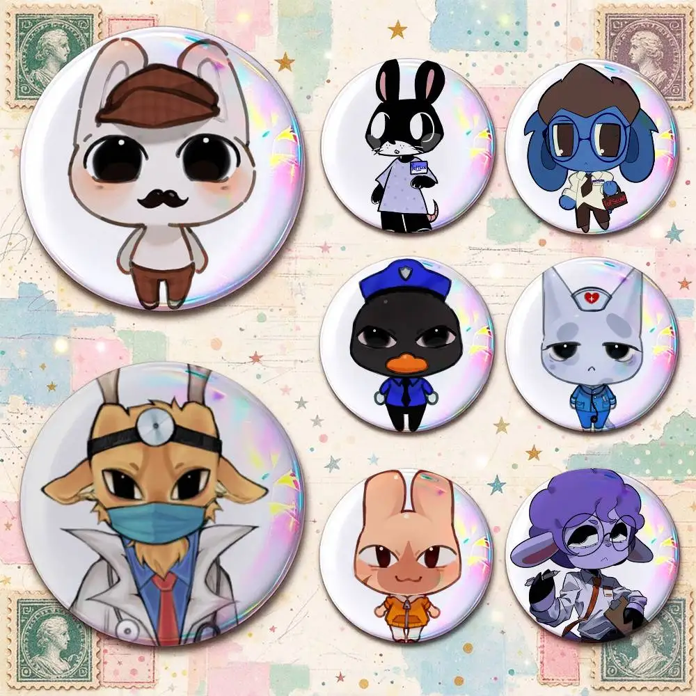 A-Animal Hospital Anomaly 25mm 32mm 44mm 58mm Anime Badges Brooches DIY Pins Decorations Birthday Gifts