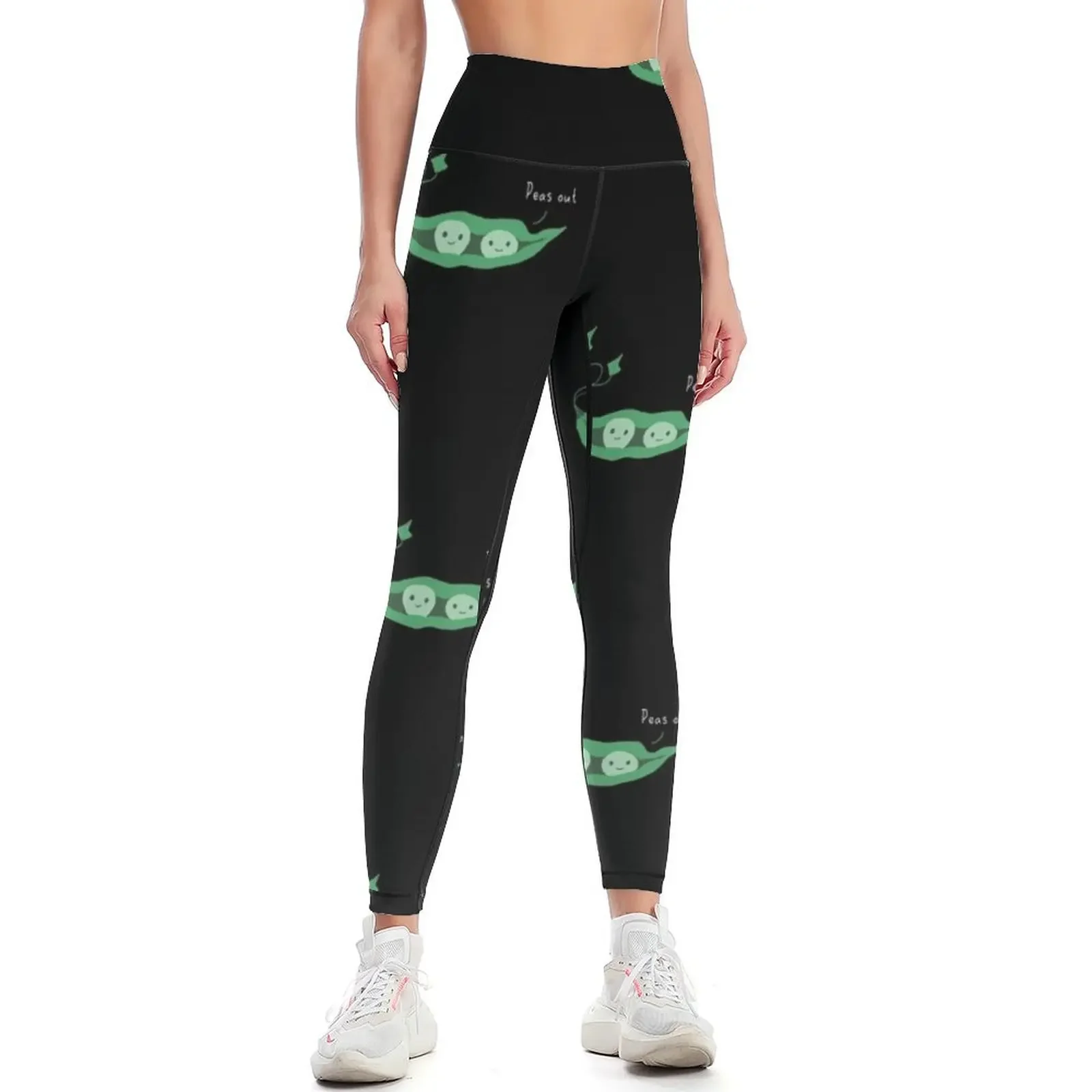 

Peas out Leggings gym top high waist workout shorts Sweatpants Womens Leggings