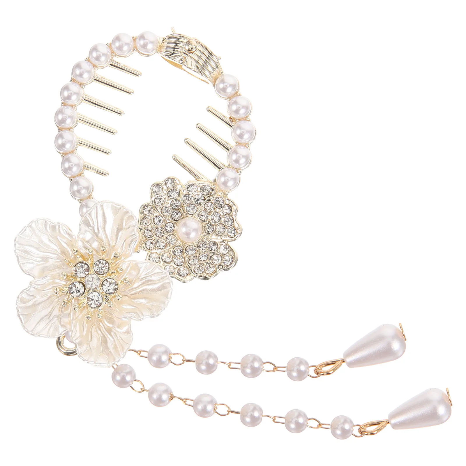 

1pcs Flower Clips For Thin Hair Women Clip Women Ancient Style Lily Fixer Claw Ponytail Holder Hair Accessories