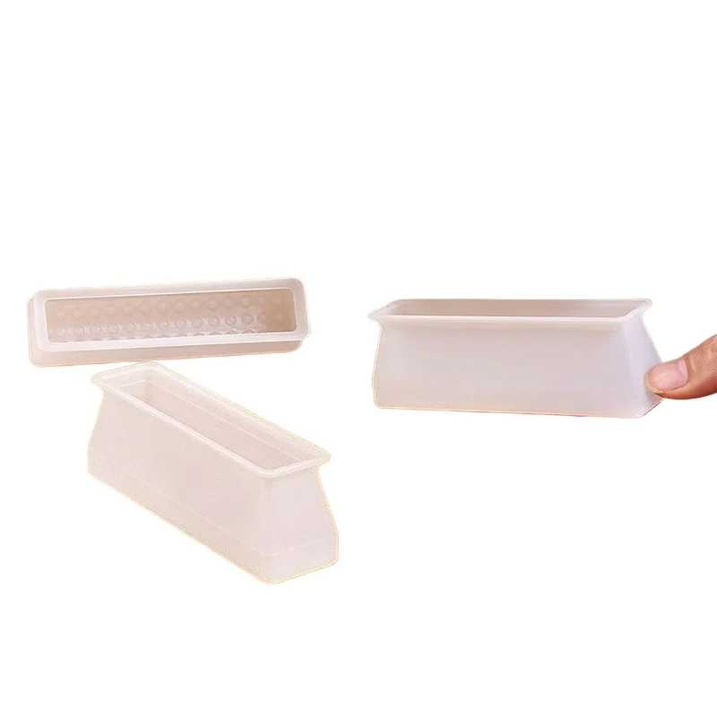 

4-Piece children's bed foot non-slip pad fixed silicone floor silent wear-resistant protective cover rectangular bed foot cover