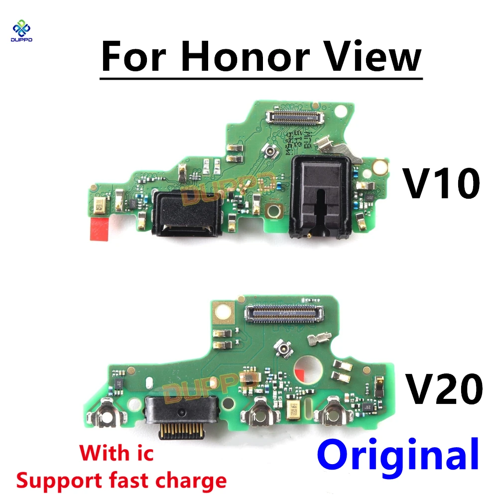 Usb Opladen Dock Poort Flex Kabel Voor Huawei Honor View 10 V10 20 V20 Oplader Connector Board