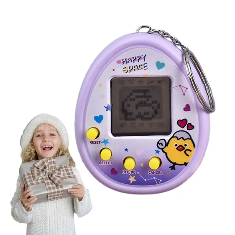 Máquina Eletrônica Virtual Pet para Crianças, Brinquedos Digitais, Brinquedos Console de Jogos, Nascimento Kawaii, 168 Animais