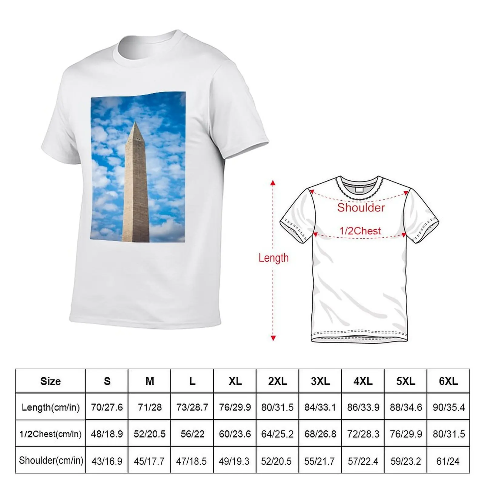 Washington Monument T-Shirt new gifts and t-shirts valentines clothes compression shirt men