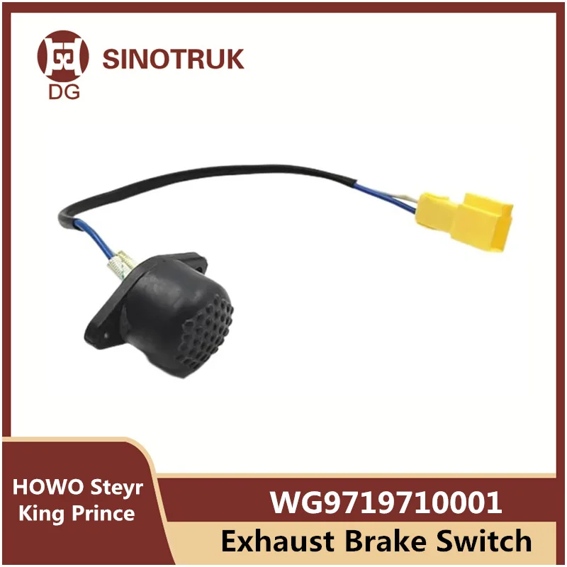 Exhaust Brake Switch WG9719710001 For SIONTRUK HOWO 380 336 375 Steyr King Prince Truck Parts Pedal Engine Stop