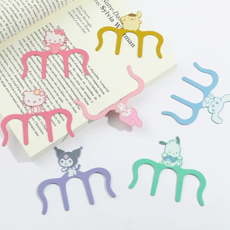 

Новые Hello Kitty my melody Kuromi аниме периферийные мультяшные девчачьи закладки каваи студенческие маркеры для чтения канцелярские товары оптом